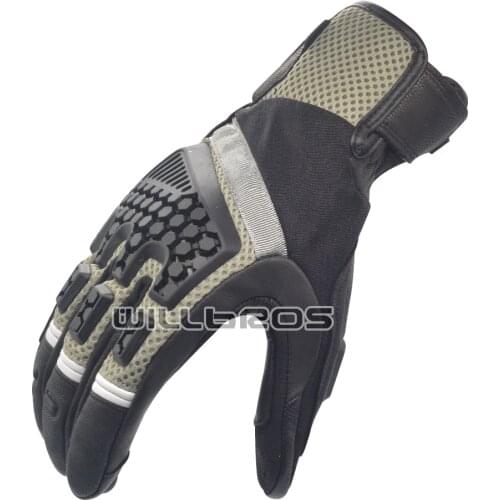 Hot Selling Motocross Motorbike ATV BMX MTB Bike Riding Motorcycle Leather Gloves Sand 3 Gloves
