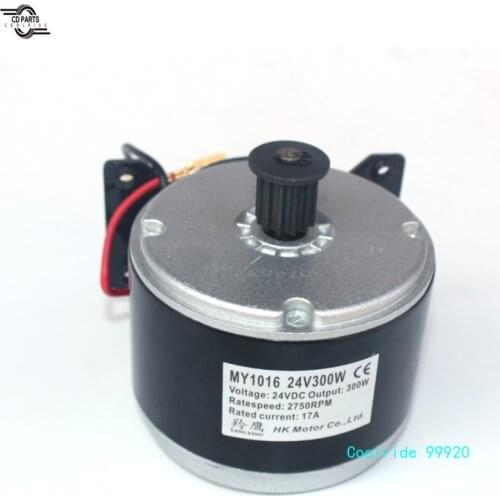 Lingying Little Dolphin Mini Electric Vehicle DC Motor Brush Small 24v300w Synchronous Pulley Pulley Motor MY1016