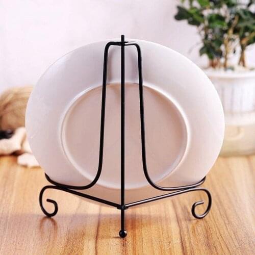 Metal Display Stand with Handicraft Decorative Base Kitchen Tray Storage Rack