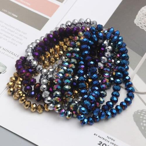 Multi Size Wholesale Glass Beads Diy Crafts Accessories Sewing Gemstone Braid Beads Glitter Crystal for Bracelet Jewelry Making