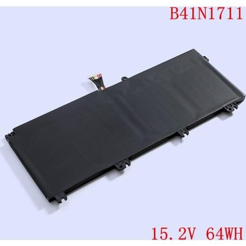 New Original Laptop replacement Li-ion Battery B41N1711 for ASUS GL503 FX503VM FX63V GL703VD ZX63V series 15.2V 64WH 4240mAh