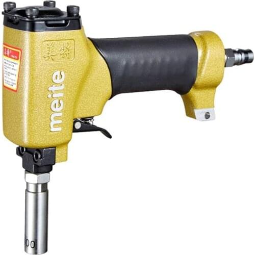 Meite 1170 Pneumatic Upholstery Decorative Nail Gun Tacks Finish Nailer Tool for Leather Sofa Furniture Woodworking