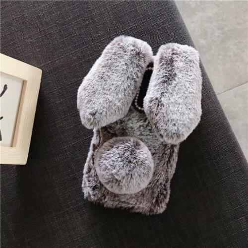 Fluffy Warm Case For Redmi K20 S2 Go 5A 6A 7A 8A Note 4 4X 5 6 7 8 9 Pro 8T Silicone Cute 3D Rabbit Fur Covers Redmi 5 Plus