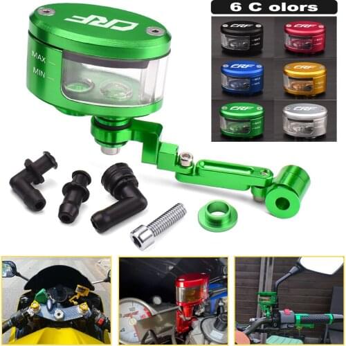 For HONDA CRF 250R 450R 250X 450X 230F CNC Motorcycle Brake Fluid oil Reservoir Cup CRF250R CRF450R CRF250X CRF450X 2003-2018