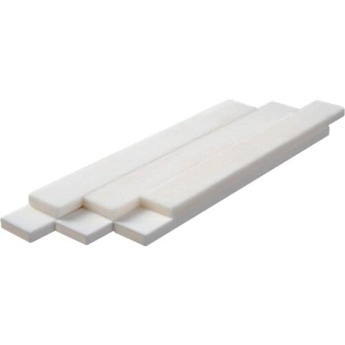 Bone Guitar String Bridge Saddle for Acoustic Classical Guitar Mandolin Banjo Ukulele 80x3x10mm