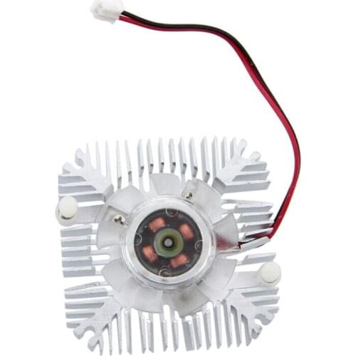 PC VGA Video Card 2 Pin 55mm Cooler Cooling Fan Heatsink 4800 RPM