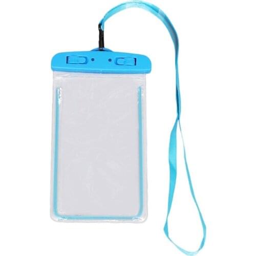 Swimming Bags Waterproof Bag with Luminous Underwater Pouch Phone Case For iphone 6 6s 7 8 universal all models 3.5 inch -6 inch