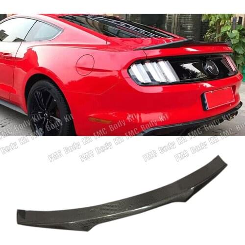Carbon Fiber Rear Spoiler Mustang spoiler wing For Ford Mustang GT V8 V6 2-Doors Coupe 2015 2016 2017 2018