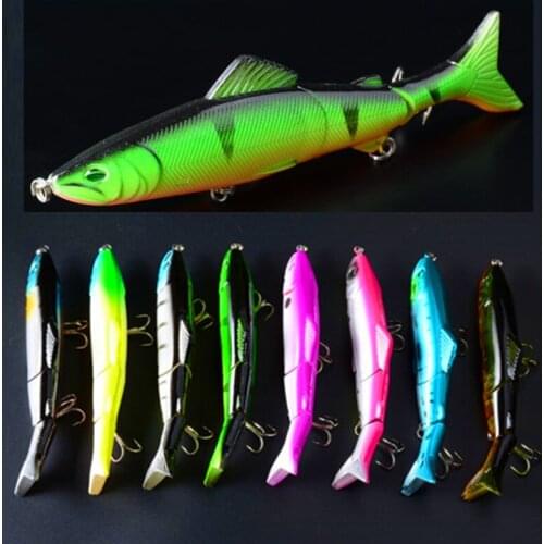 1pcs Jointed Minnow Fishing lures Wobblers 12.5cm 17.7g Hard Plastic Lure With Steel Ball Artificial Bait Pike Bass Peche Trout