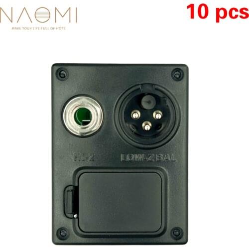 NAOMI 10 PCS 9V Battery Box Holder Case for Acoustic Guitar Equalizer EQ Guitar Parts Accessories New
