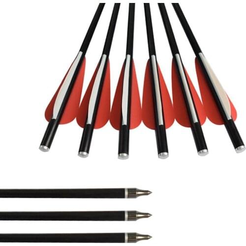 12Pcs 12/14/16/18 Fiberglass Arrow Nock Proof Changeable Arrowhead With Red Vans Chlid Women Outdoor Hunting & Shooting