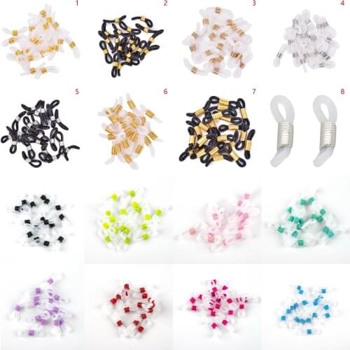 20Pcs/lot Of Colored Glasses Chain Glasses Fixed End Rope Sunglasses Rope Fixed Belt Loop Connector Glasses Ring