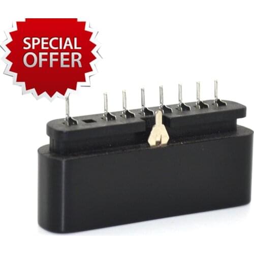 200pcs wholesale Replacement 9 Pin Female Connector Game Controller Socket Slot for PS2 Console for playstation 2 Accessory