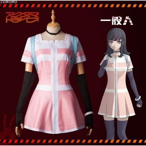Anime! Akudama Drive Ordinary Person Lovely Backpack Dress Uniform Cosplay Costume Halloween Party Role Play Outfit Women NEW