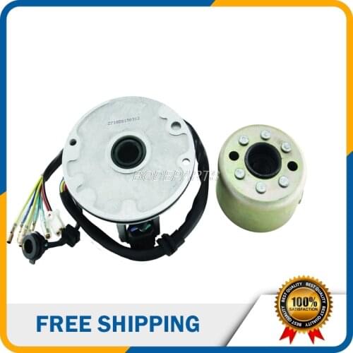 Free Shipping Motorcycle Accessies High Speed Motor Kits Stator And Rotor Magnet Coil For ZongShen ZS 155cc Oil-cooled Engine