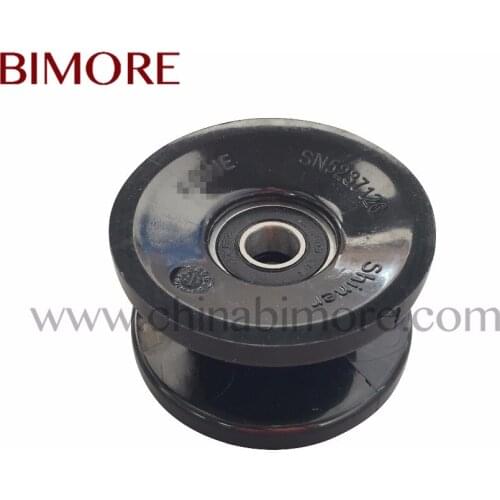 KM5071160H01 SN5237126 Escalator lift Parts Escalator Roller OD61mm Thickness 34mm ID10mm