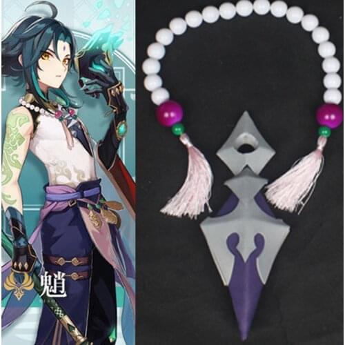 Genshin Impact Xiao Long Necklace Jewelry Pendant Necklace Halloween Carnival Cosplay Costume Accessories
