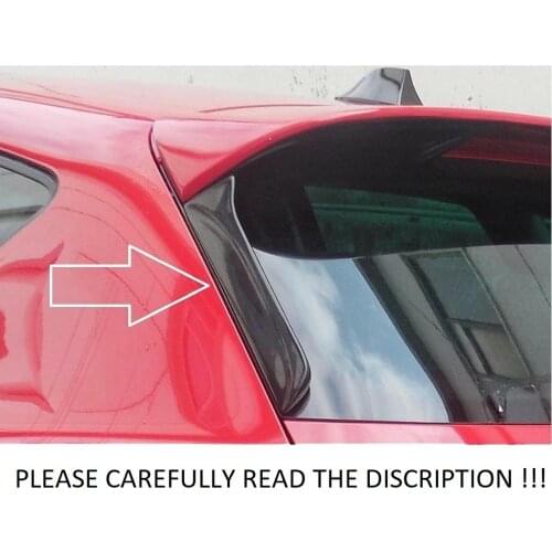 For Seat Leon Window Trim Spoiler Rear Roof 2012-2020 Mk3 3.5 ABS Plastic Fast Shipping From Turkey Car Accessories 2 piece set