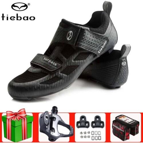 Tiebao Road Cycling Shoes Men Sneakers Women Bike Sapato Ciclismo Breathable Self-locking Racing Non-slip Zapatillas Bicicleta