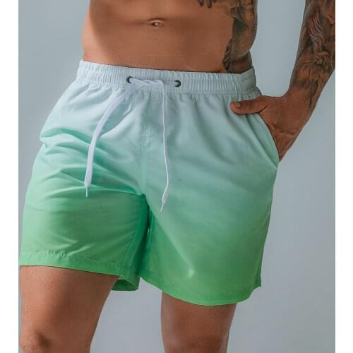 2020 mens beach pants mens summer casual shorts quick-drying swimming trunks running gym mens plus size swimming trunks