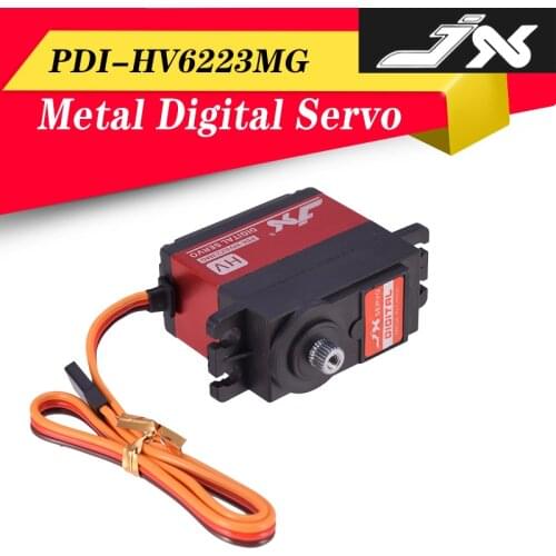 JX Servo PDI-HV6223MG 8.4V 23KG 0.16 sec Metal Gear Digital Standard Servo for RC Car Robot Airplane Aircraft Parts
