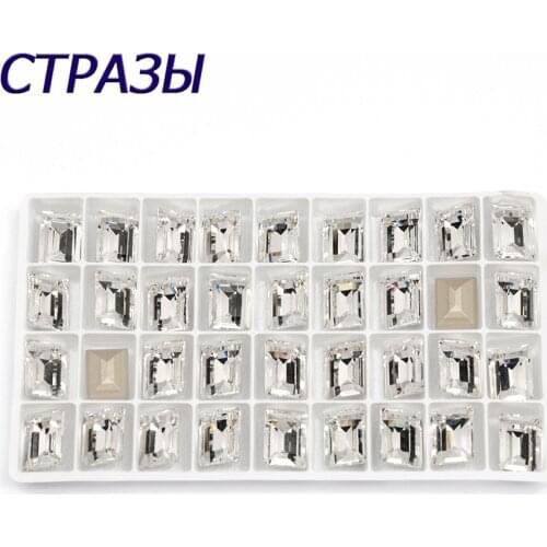CTPA3bI K9 Glitter Rhinestones Crystal Glass Sew On Rhinestone Silver Bottom Pointback With Silver Gold Claw DIY Womens Dresses