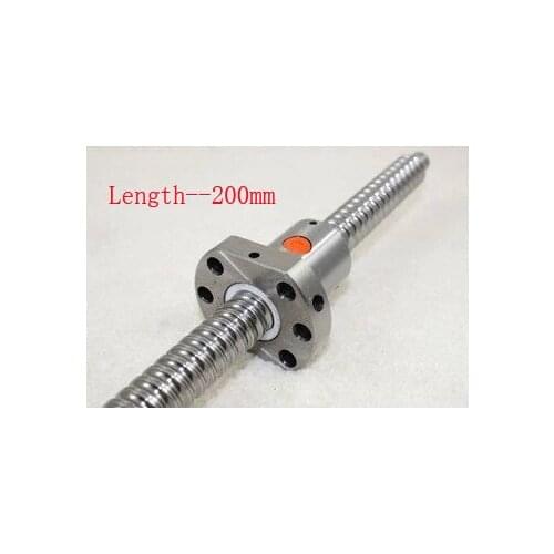 Acme Screws Ballscrew SFU1605 Pitch 5 mm Length 200 mm with Ball nut CNC 3D Printer Parts