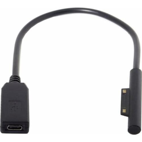 BAAQII USB 3.1 Type C Female DC 12-15V to Surface Pro3 Pro4 Pro5 Pro6 Charge Cable Easy To Operate Durable Convenient AA4508