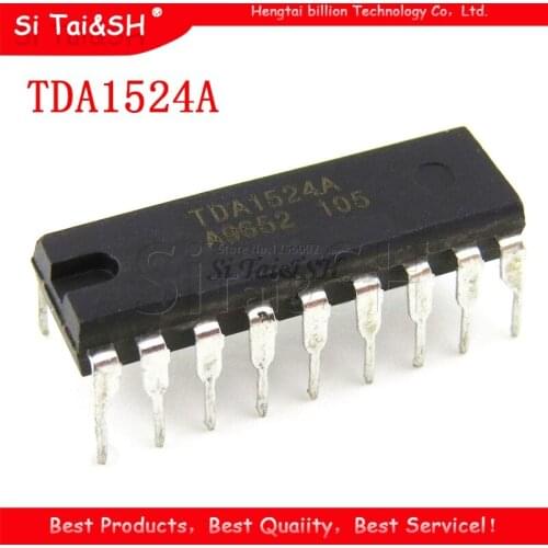 10pcs TDA1524A DIP18 TDA1524 DIP-18 1524A DIP