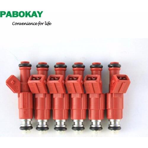 6 pieces x Flow Matched Fuel Injector Set for Ford 4.0 0280155735 Vin 97TF9F593AA F77Z9F593AA ZZM5-13-250 CM4831