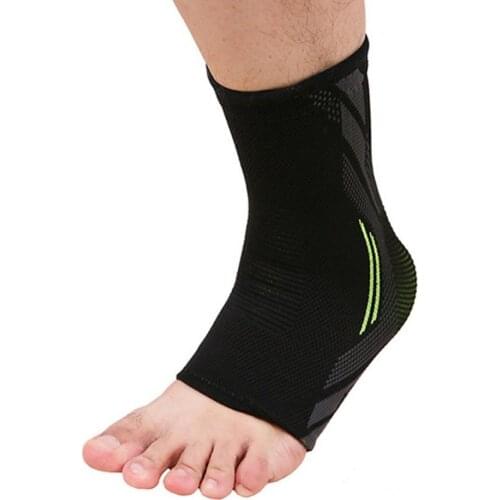 80% Hot Sale 1Pc Sport Football Basketball Ankle Brace Support Compression Elastic Protector Yoga Equipment