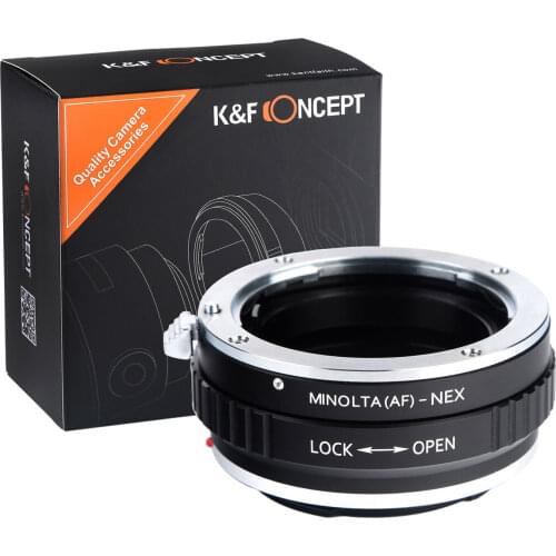 2019K&F Concept adapter for Minolta MAF mount lens to Sony A7R3 A5000 A5100 A6000 A6300 A6400 A6500 A7 A7II A7R A73 A9