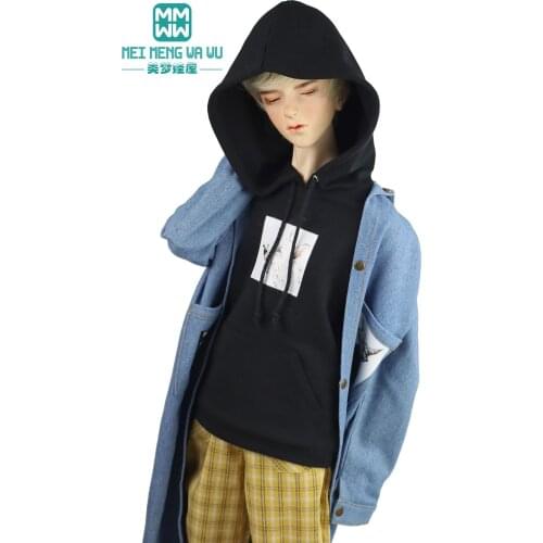 70cm-80cm BJD accessories Spherical joint doll clothes Toys for Girls Fashion Handsome hoodie
