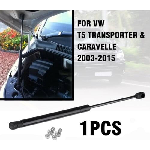 1Pc Front Bonnet Hood Support Gas Strut For VW T5 Transporter & Caravelle 2003-2015 7E0823359