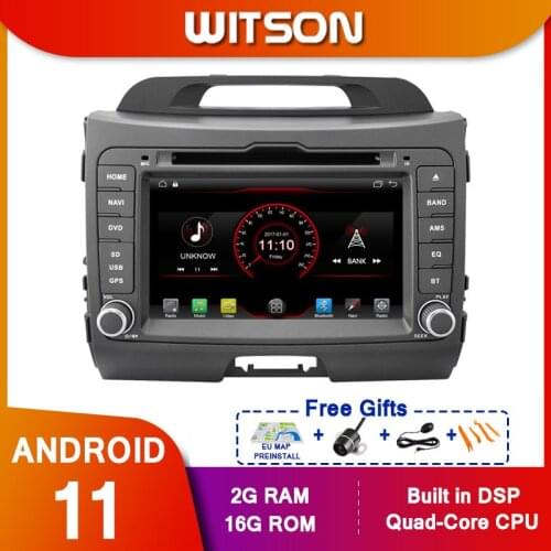 WITSON Car Multimedia Player Stereo GPS DVD Radio Navigation Android Screen Android 11 For KIA SPORTAGE 2010-2014