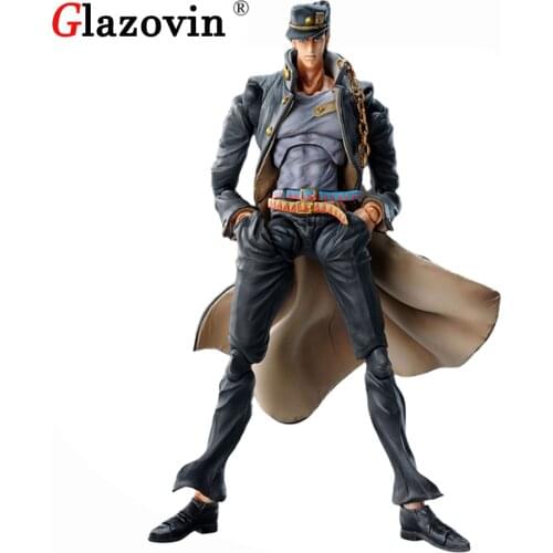 Glazovin Original Medicos JoJos Bizarre Adventure Stardust Crusaders Kujo Jotaro Second Movable Action Figure Toys