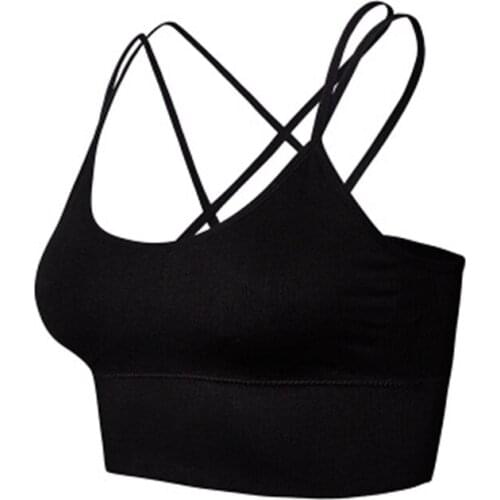 Yoga Shirt Cross Back Running Sport Shirt Push Up Sports T-shirt Gym T Shirt For Women Fitness Shirt Top Sujetador Deportivo