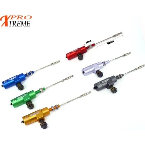 Motorcycle performance hydraulic brake clutch master cylinder rod system performance efficient transfer pump