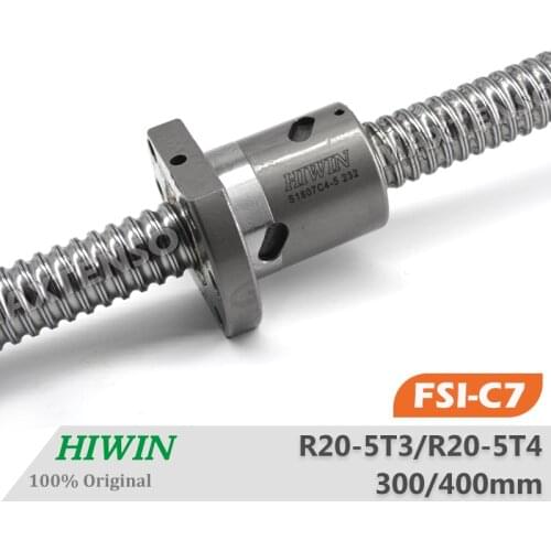 HIWIN Ball screw 2005 C7 5mm lend with Ball nut FSI 2005 CNC 300mm400mm High Precision Ballscrew cnc kit