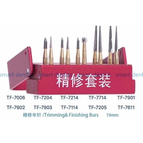 Good quality Dental burs SBT tungsten steel intensive package SBT polishing set 10 pc/ set of dental materials