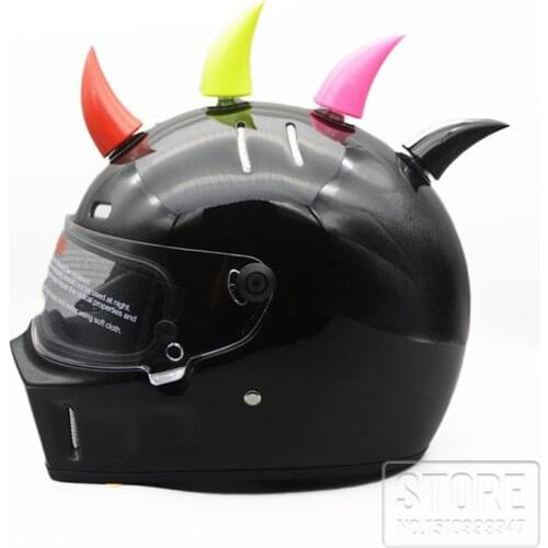Motorcycle Helmet Horn Soft Plastic Motorbike Helmet Horns Sucker Personal Helmet Horn Decoration Headwear Sucker