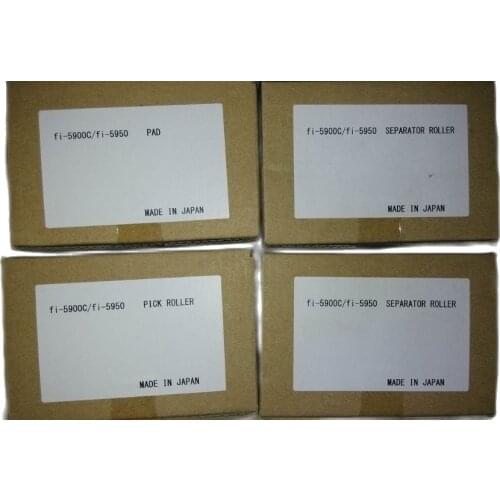 Pad Assembly PA03450-K014 + Brake Roller PA03450-K013 + Separation Roller PA03450-K012 + Pickup Roller Fujitsu fi-5900C fi-5950