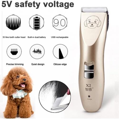 Professional Pet Dog Hair Trimmer Animal Grooming Clippers Cat Cutter Machine Shaver Electric Scissor Clipper 110-240V AC