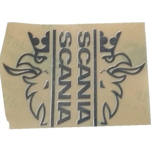 Metal Paster Side Window Sticker for 1/14 Tamiya RC Truck Car SCANIA R730 R470 R620 56323