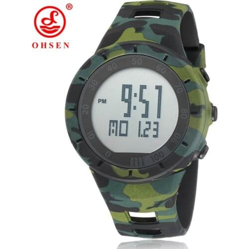 Digital Men Wristwatch Army Green Fashion Shock Electronic Led Swim Sport Watches Waterproof Outdoor Clocks Relogio Masculio