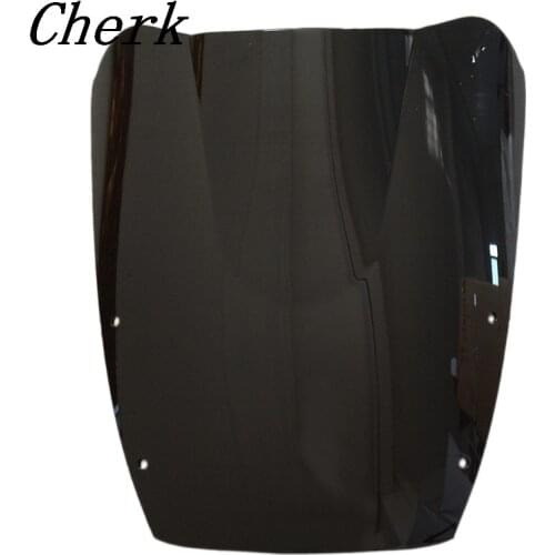 Motorcycle Black ABS Windshield WindScreen Double Bubble For Suzuki GSX 600F/750F 600F 750F Katana 87-97
