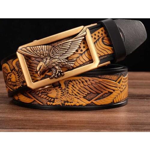 Men Leather Belt- Ratchet Black Dress Belts for Men with Automatic Buckle Mens Leather Ratchet Belt Automatic Sliding Buckle