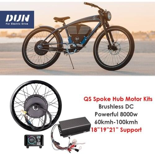 18" 19" 21" QS 205 50H V3 Spoke Wheel Motor Set Laced with Motorcycle Rim SVMC72150-M 150A Powerful Kits