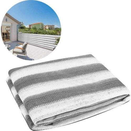New 2021 Garden Sun Shade Net 1x5m Balcony Privacy Screen Fence Mesh For Balcony Windscreen Sun Shade UV-Proof #03