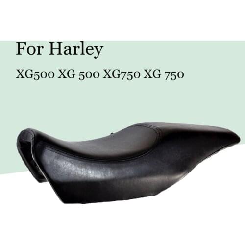 News Motorcycle Driver Front Rear Grid Passenger Seat Two Up Seat For Harley XG500 XG 500 XG750 XG 750 Street Seat